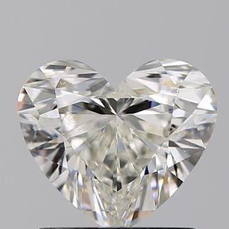 1.00 Carat Heart I SI1 - EX GIA Natural Diamond