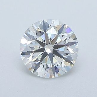 0.6 Carat Round E VVS2 EX GIA Natural Diamond