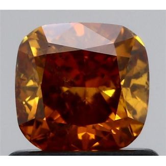 0.8 Carat Cushion Modified Fancy Deep Brown I1 - VG GD GIA Natural Diamond