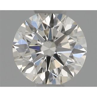 0.33 Carat Round H VS2 EX GIA Natural Diamond