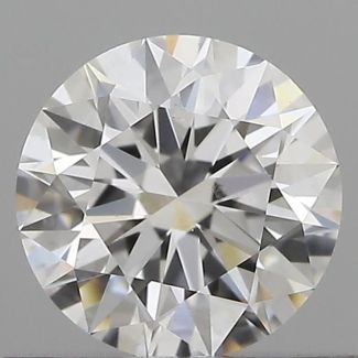 0.60 Carat Round D VS2 EX GIA Natural Diamond