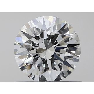 0.52 Carat Round I VVS1 EX GIA Natural Diamond