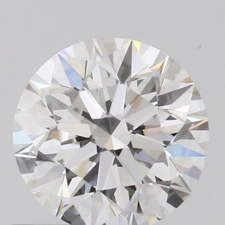 0.6 Carat Round D VVS2 EX GIA Natural Diamond