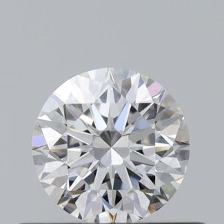 0.36 Carat Round E VVS1 EX GIA Natural Diamond