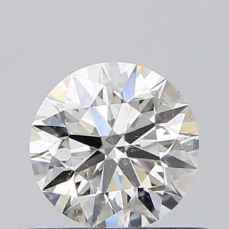 0.5 Carat Round I SI2 VG EX GIA Natural Diamond