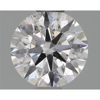 0.57 Carat Round D SI2 EX GIA Natural Diamond