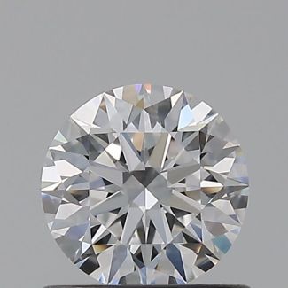 0.63 Carat Round D FL EX GIA Natural Diamond