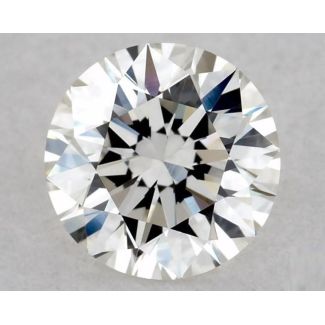 0.42 Carat Round H VVS2 EX GIA Natural Diamond