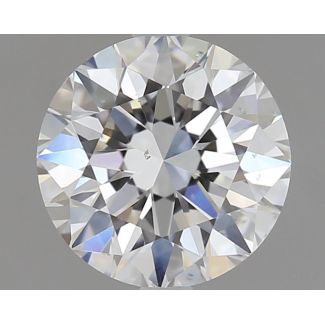 1.0 Carat Round E VS2 EX GIA Natural Diamond