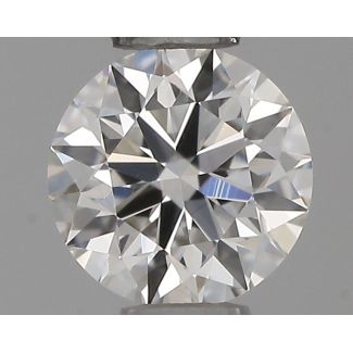 0.31 Carat Round F VS1 EX GIA Natural Diamond