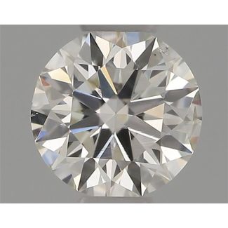 0.31 Carat Round G SI1 EX VG IGI Natural Diamond