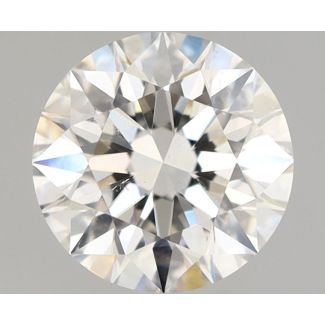 0.51 Carat Round H SI1 EX GIA Natural Diamond