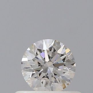 0.40 Carat Round I VS1 EX VG GIA Natural Diamond