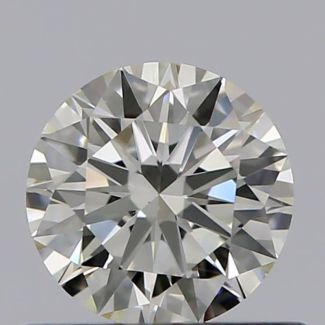 0.50 Carat Round K VS1 VG EX GIA Natural Diamond