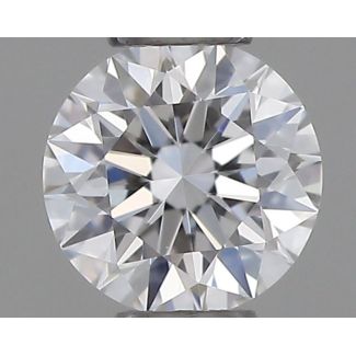 0.23 Carat Round D VVS1 EX VG GIA Natural Diamond