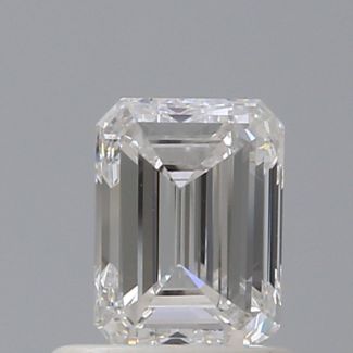 0.78 Carat Emerald D VVS1 - EX GD GIA Natural Diamond