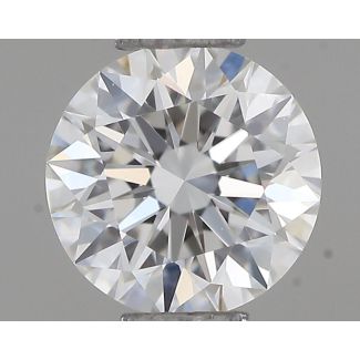 0.36 Carat Round F VVS1 VG EX GIA Natural Diamond