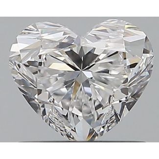 0.7 Carat Heart D VVS2 - EX GIA Natural Diamond