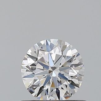 0.5 Carat Round E SI1 EX GIA Natural Diamond