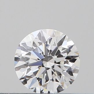 0.21 Carat Round D VVS1 EX GIA Natural Diamond