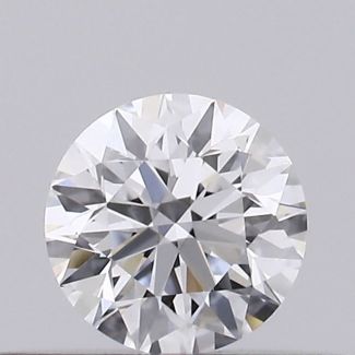 0.21 Carat Round D SI1 EX GIA Natural Diamond