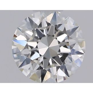 0.3 Carat Round H VS1 EX GIA Natural Diamond