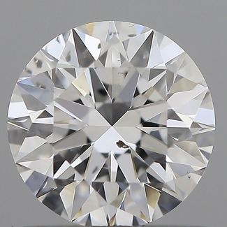 0.7 Carat Round D SI1 EX GIA Natural Diamond