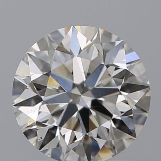 1.08 Carat Round H SI1 EX GIA Natural Diamond