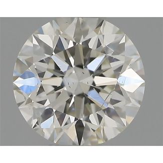 0.40 Carat Round H SI2 EX IGI Natural Diamond