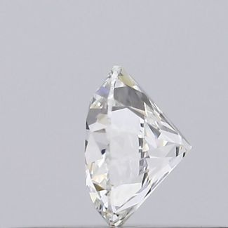 0.21 Carat Round F VVS2 EX GIA Natural Diamond