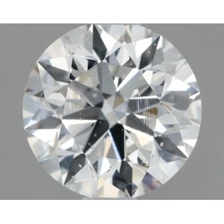 0.82 Carat Round E SI2 EX GIA Natural Diamond