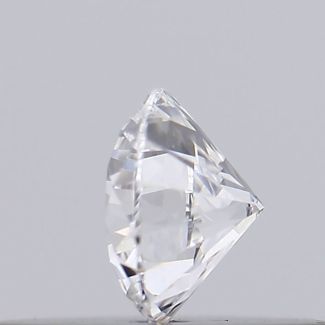 0.18 Carat Round D VVS2 EX GIA Natural Diamond