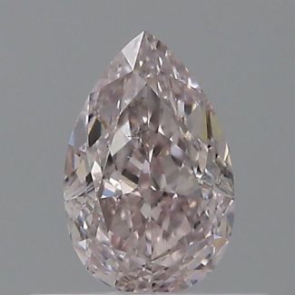 0.53 Carat Pear Light Pink SI1 - EX VG GIA Natural Diamond