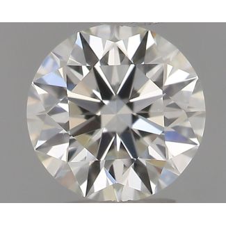 0.3 Carat Round H VVS2 EX IGI Natural Diamond