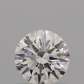 0.56 Carat Round H VVS2 EX GIA Natural Diamond