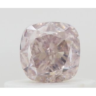 0.5 Carat Cushion Brilliant Fancy Pink VS2 - GD F GIA Natural Diamond