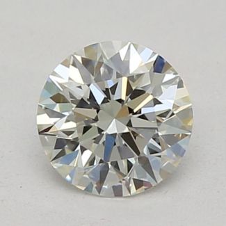 0.33 Carat Round I VVS2 EX GIA Natural Diamond