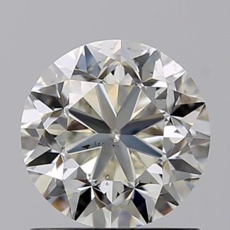 1.01 Carat Round J SI1 F EX GIA Natural Diamond