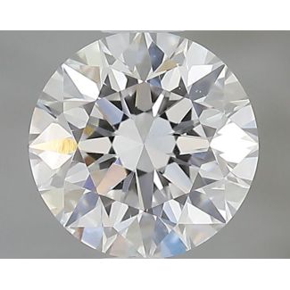 0.52 Carat Round D VS1 EX GIA Natural Diamond