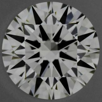 0.32 Carat Round I VS1 EX GIA Natural Diamond