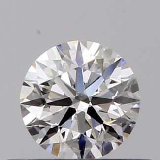 0.35 Carat Round H VS1 EX GIA Natural Diamond