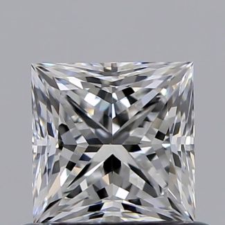 0.62 Carat Princess E VS1 - EX VG GIA Natural Diamond