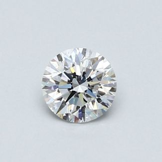 0.5 Carat Round F VS1 EX GIA Natural Diamond