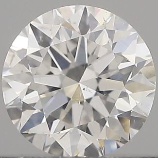 0.40 Carat Round E SI2 VG EX GIA Natural Diamond