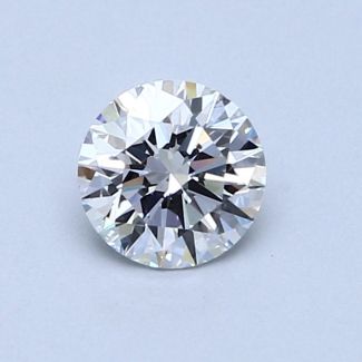 0.62 Carat Round D SI1 EX GIA Natural Diamond