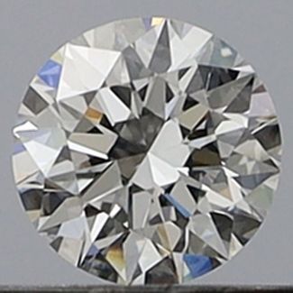 0.31 Carat Round E VVS2 EX GIA Natural Diamond