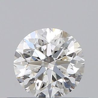 0.50 Carat Round G VVS2 VG EX GIA Natural Diamond