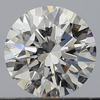 0.35 Carat Round D VVS2 EX GIA Natural Diamond