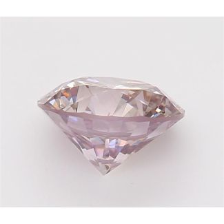 0.76 Carat Round Fancy Brownish Pink SI2 VG GIA Natural Diamond