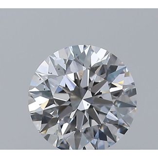 0.41 Carat Round E VS2 EX GIA Natural Diamond